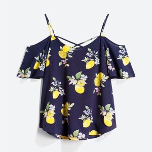 KAILEIGH Valette Cold Shoulder Blouse Size Medium